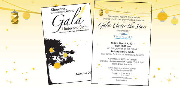 Gala Invitation Examples